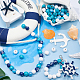 SUNNYCLUE DIY Ocean Theme Jewelry Making Finding Kit DIY-SC0022-65-4