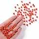 Perles de bugle rondes en verre de couleurs opaques SEED-S045-001A-A01-5