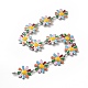 304 cadenas de eslabones de acero inoxidable de flores CHS-C004-02P-3