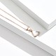 925 ожерелья из стерлингового серебра lariat NJEW-BB67380-3