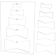 Акриловые шаблоны для пэчворка DIY-WH0188-64-1