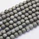 Electroplate Natural Druzy Agate Beads Strands X-G-G708-10mm-04-1