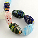 Handmade Millefiori Glass Beads Strands LK-R004-07-2