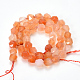 Natural Red Agate Beads Strands G-Q468-87-10mm-2