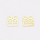 Brass Cabochons X-MRMJ-S033-011-2