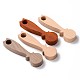 4 cuchara de madera sin terminar de colores DIY-E026-03-3
