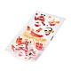 クリスマスのテーマoppプラスチック収納バッグ  チョコレート用  キャンディ  クッキーギフト包装  クリスマステーマの模様  27x13x0.01cm  100個/袋 ABAG-B003-10-4