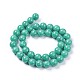 Synthetic Turquoise Beads Strands G-E525-10mm-03-2