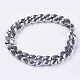 Non-magnetic Synthetic Hematite Beads Strands G-Q874-8x5mm-5-2