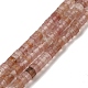 Chapelets de perles aux fraises en quartz naturel G-H230-19-1