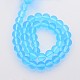 Transparent Round Glass Beads Strands X-G02Q90N5-2