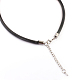 Imitation Leather Pendant Necklaces NJEW-N0060-036B-2