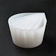 塗料注入用の再利用可能なスプリットカップ  樹脂混合用シリコンカップ  7つの仕切り  シェル形状  ホワイト  110x91.5x53mm  内径：8.5~18x80.5~102mm TOOL-G017-02-4