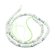 Natürliche myanmarische Jade / burmesische Jade-Perlenstränge G-D0003-A46-2