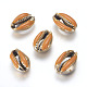 Perlas de concha de vaquero electrochapadas X-BSHE-G019-01G-2