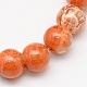 Chapelets de perles en verre rondes tréfilées X-GLAD-R003-4mm-05-1