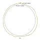 Ожерелье из латунной круглой змеиной цепи для женщин MAK-YW0001-07-4