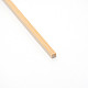 Squere Wooden Sticks WOOD-WH0113-07-3