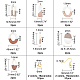 Kits de fabrication de boucles d'oreilles en résine de bricolage olycraft DIY-OC0006-48-3
