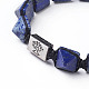 Natural Lapis Lazuli Braided Bead Bracelets BJEW-I273-J08-2