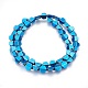 Electroplated Non-magnetic Synthetic Hematite Beads Strands G-P392-C05-1
