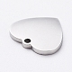304 charms di tag in bianco in acciaio inossidabile STAS-G215-12-P02-2