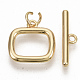 Brass Toggle Clasps KK-N216-42-3