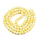 Chapelets de perles en verre peint GLAA-R139-8mm-17-3
