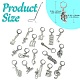 62 шт. 31-х стильные литые маркеры петель&nbsp;HJEW-CJ00058-2