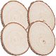 arricraft 4 Pcs 8 Inchs Unfinished Wood Slices WOOD-AR0001-16-1