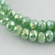 Electroplate Glass Beads Strands X-EGLA-R048-3mm-54-1