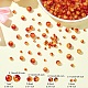 400 шт. 4 вида стеклянных бусин с эффектом кракле CCG-YW0001-20A-3