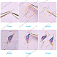 SUNNYCLUE 1 Box DIY Make 10 Pairs Wings Beads Earring Making Kit Including Butterfly Wing Resin Pendants Geometric Linking Rings Glass Beads for Women Adults DIY Earring Jewellery Making DIY-SC0017-93-4