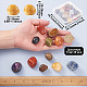 Yilisi 20шт 10 стиля бусины из натуральных смешанных драгоценных камней G-YS0001-16-3