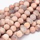 Rondes sunstone naturelle perles brins G-K068-29-6mm-1