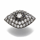 Perles de zircone cubique micro pave en Laiton ZIRC-N036-05B-1