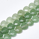 Natürlichen grünen Aventurin Perlen Stränge X-G-S357-E01-05-1