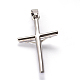 Crucifix Cross 304 Stainless Steel Pendants STAS-L170-062-2