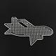 Avion / avion de ligne plaques plastique abc utilisés pour les perles à repasser 5x5mm diy DIY-Q009-32-2