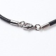 Cowhide Leather Cord Pendant Necklaces NJEW-JN02194-02-3