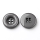 4 trous boutons de résine de plat rond BUTT-L001-13-25mm-1