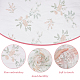 メッシュ刺繍レース生地  縫製のための縫製  服飾材料  花柄  ピンク  63インチ（1600mm） OCOR-WH0082-22-4