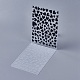 Прозрачный прозрачный пластиковый штамп / печать DIY-WH0110-04J-2