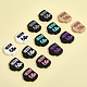 CHGCRAFT 14Pcs 7 Colors Silicone Beads SIL-CA0002-57-3