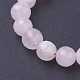 Chapelets de perles en quartz rose naturel G-G099-F8mm-15-3