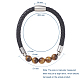 Unisex Leather Cord Bracelets BJEW-JB04852-02-2