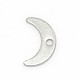 Trendy 304 Stainless Steel Moon Pendants STAS-O031-C05-2