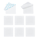 Globleland 8 Uds. Cinta adhesiva para alfombra blanca AJEW-WH0329-37-1