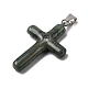 Подвески-кресты из натурального мохового агата KK-D021-04D-P-2