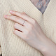 Shegrace 925 anello in argento sterling placcato rodio JR727A-02-2